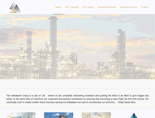 Tablet Screenshot of mahalaxmigroup.com